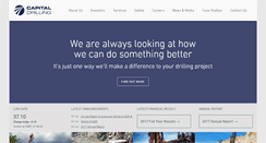 Desktop Screenshot of capdrill.com