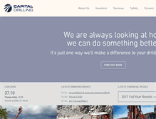 Tablet Screenshot of capdrill.com